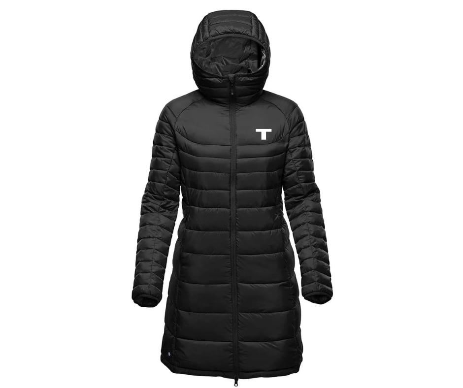 Manteau thermal long femme