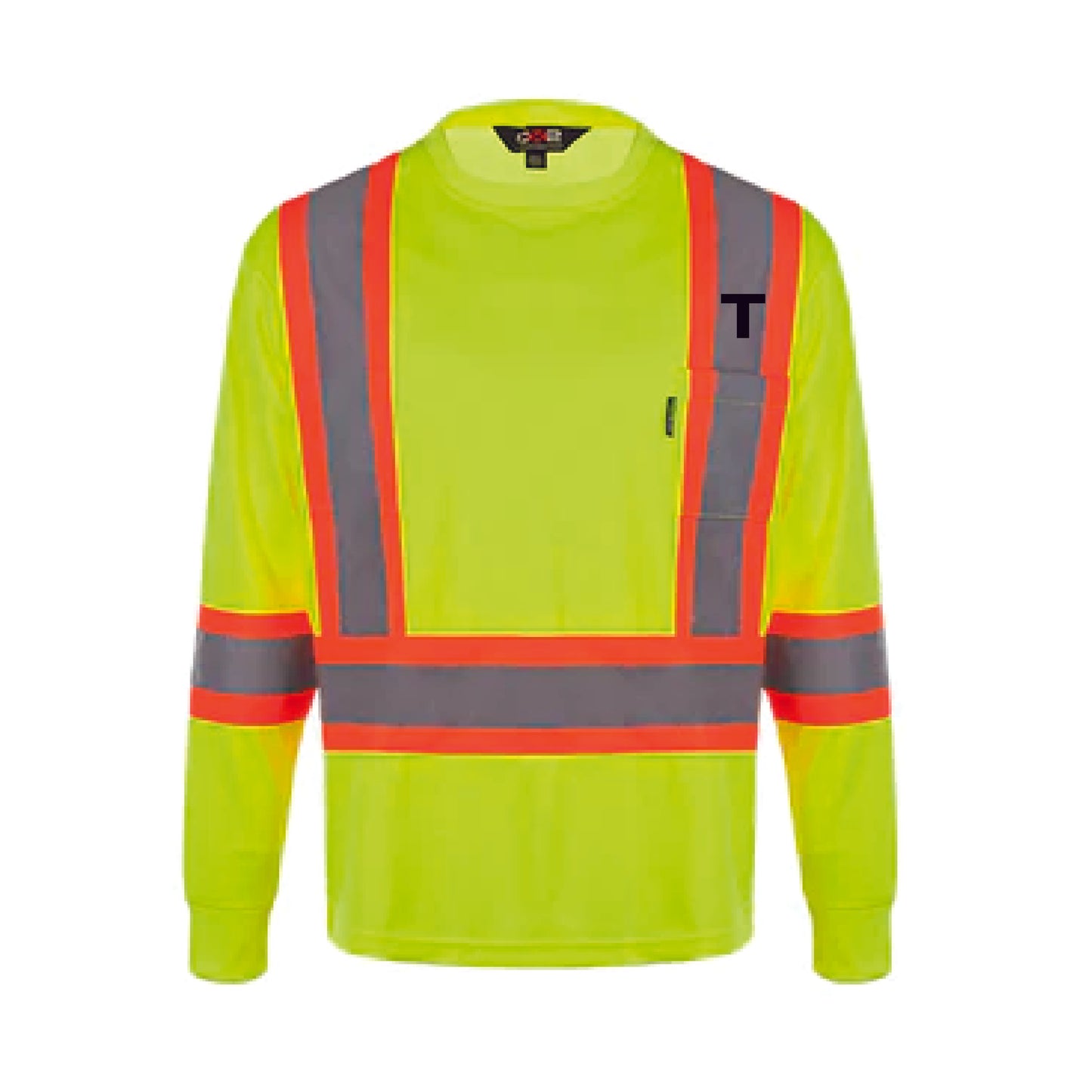 Chandail à manches longues haute visibilité