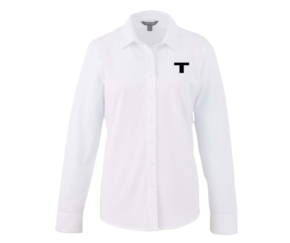 Chemise à manches longues pour femme