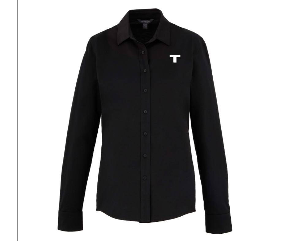 Chemise à manches longues pour femme