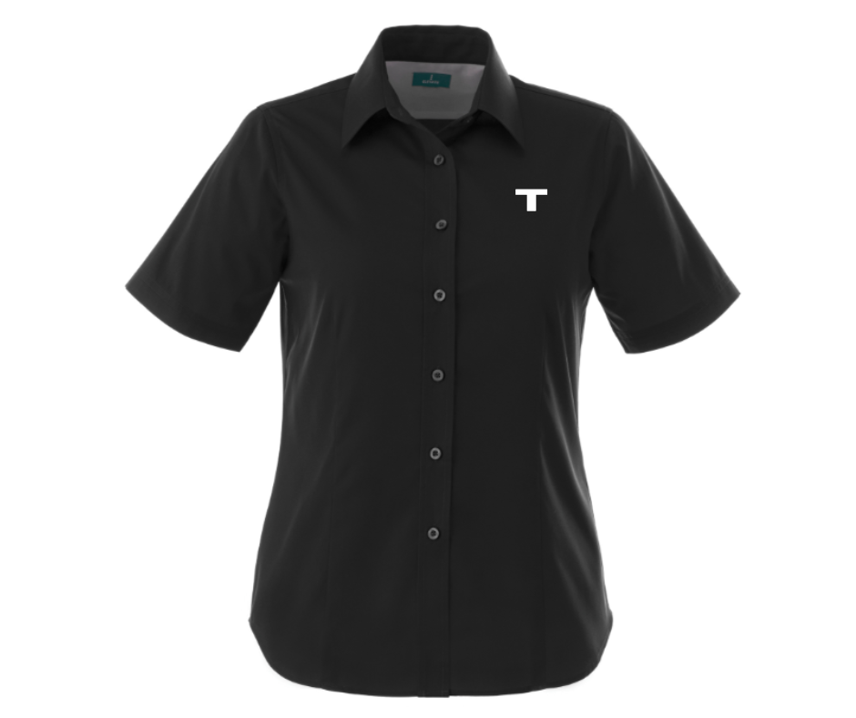 Chemise à manches courtes pour femme