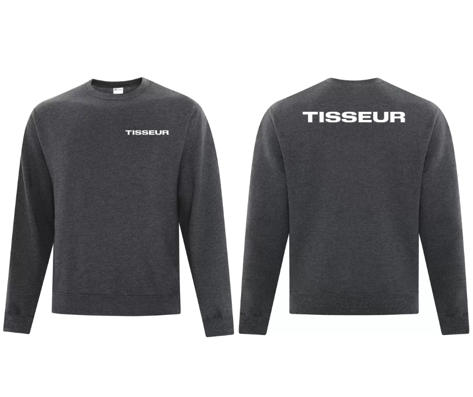 Chandail en molleton au col rond