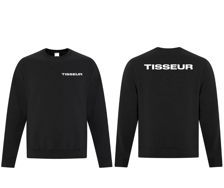 Chandail en molleton au col rond