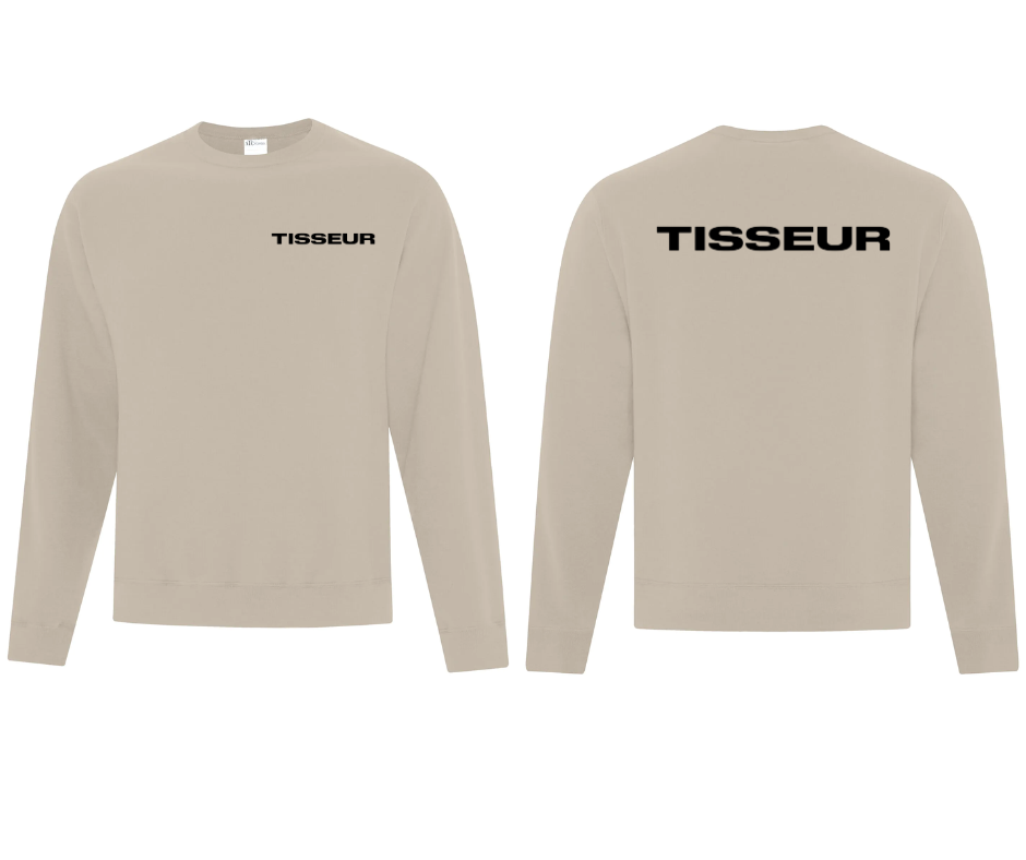 Chandail en molleton au col rond