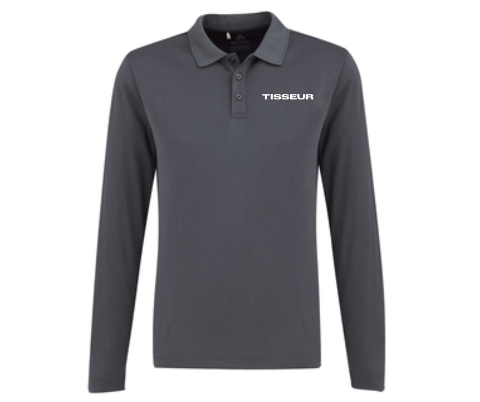 Polo à manches longues pour homme