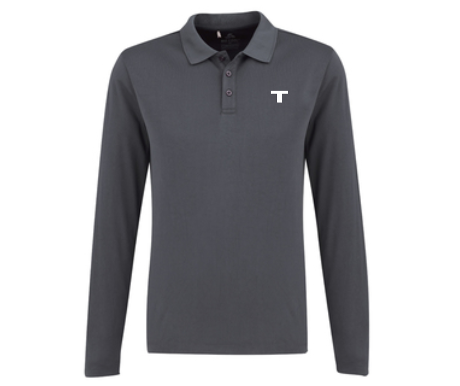 Polo à manches longues pour homme